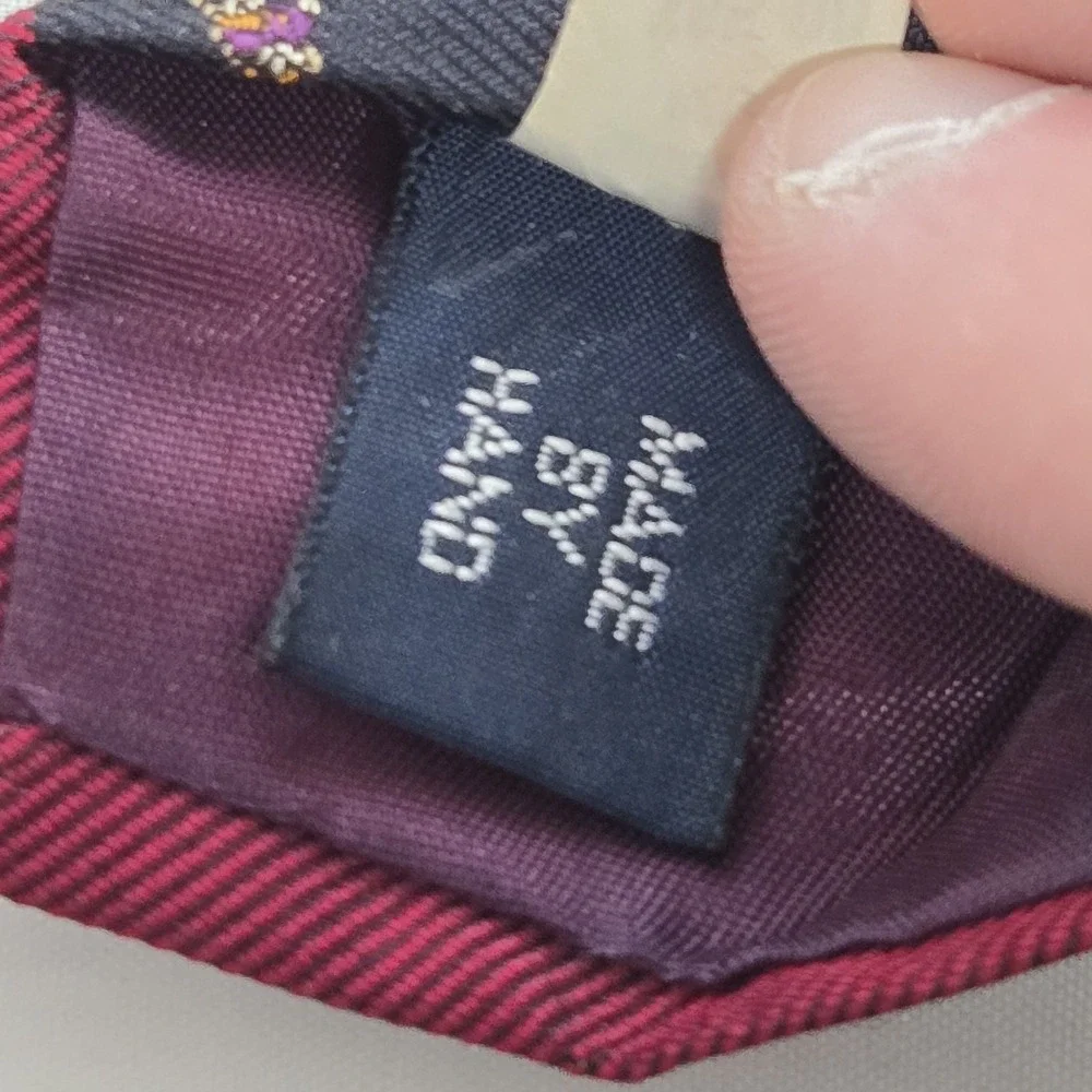 Vintage Polo Ralph Lauren Tie Silk Handmade USA 56